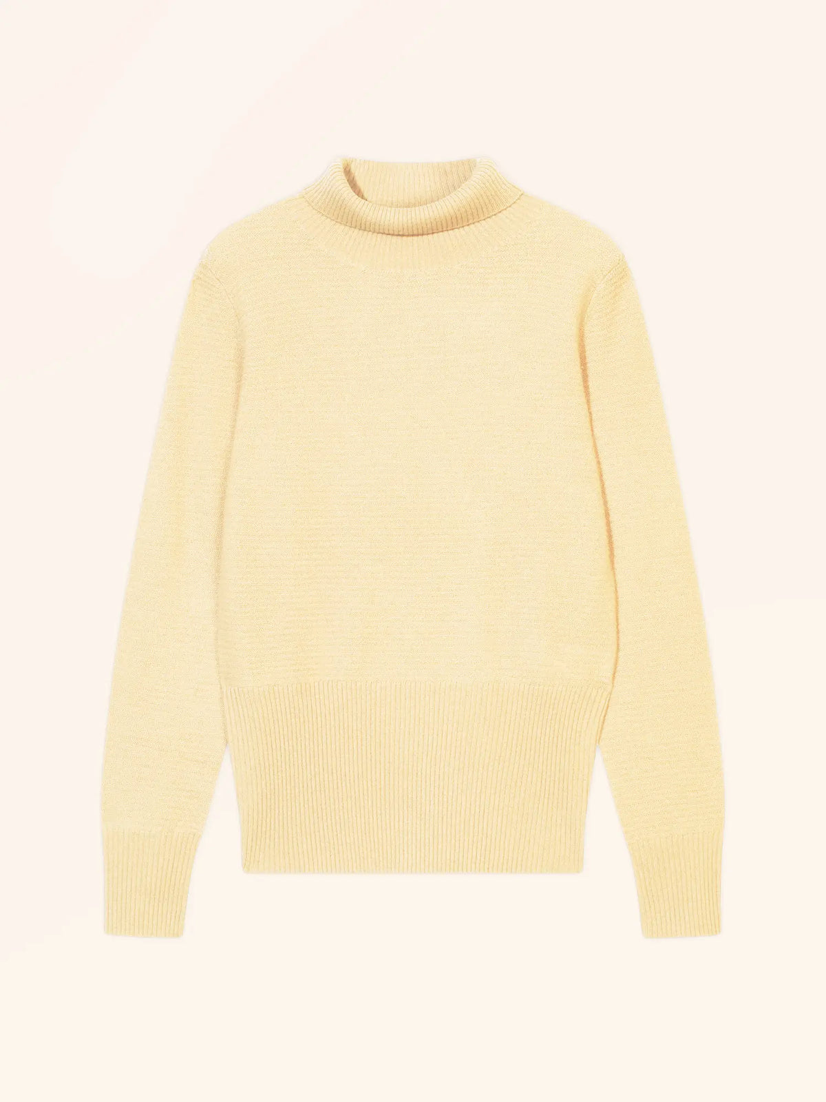 UDNY Pull Col Roulé Limonade