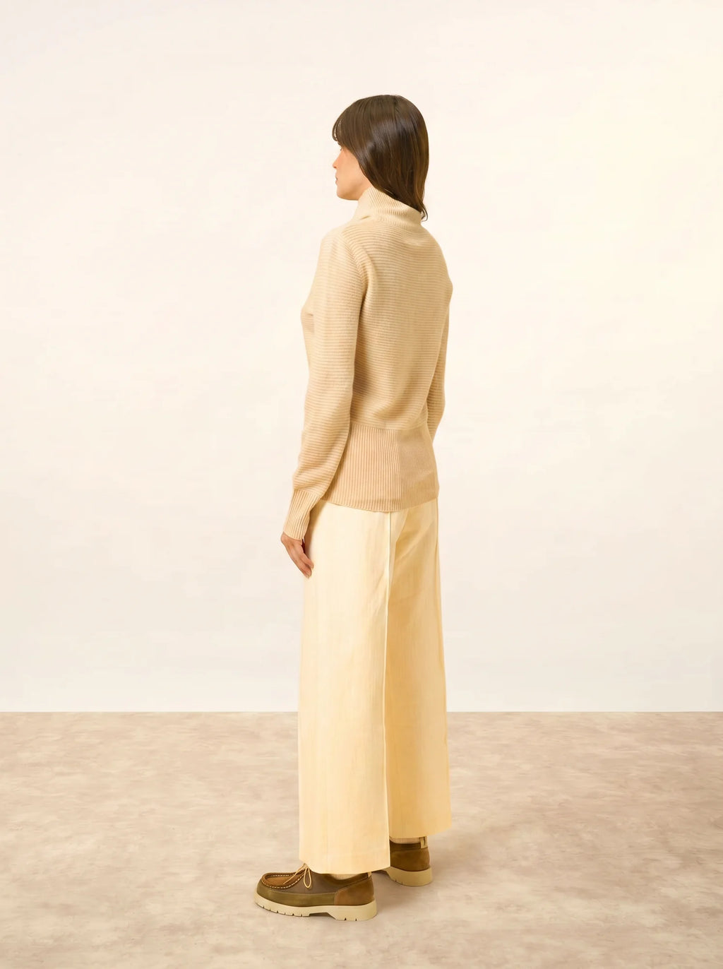 UDNY Sweater Turtleneck Sand