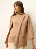 ABOYNE Jacket Kimono 4 Ply Heather Camel