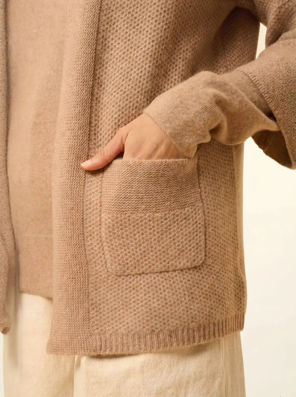 ABOYNE Jacket Kimono 4 Ply Heather Camel