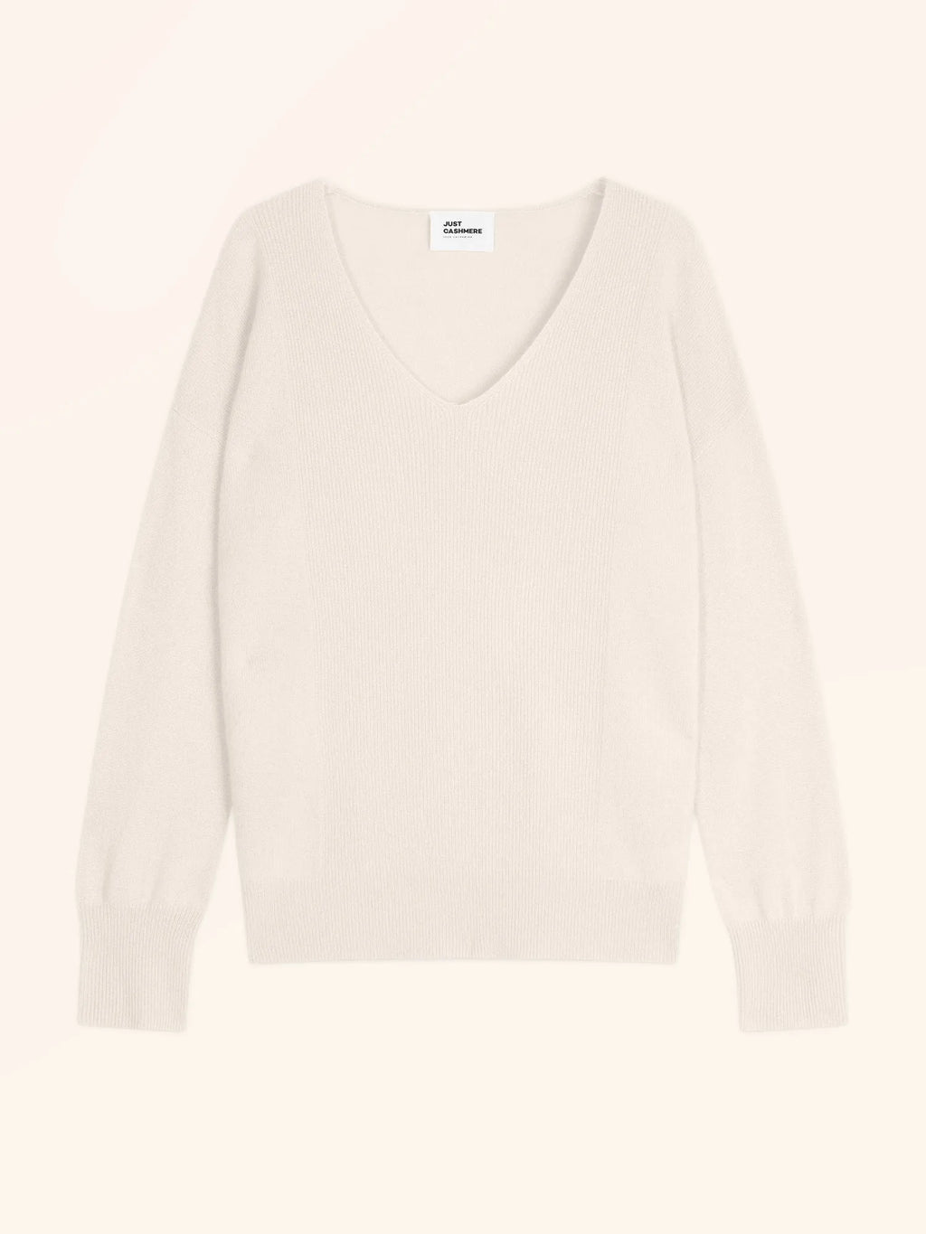 BIRSE Pullover V-Ausschnitt Elfenbein