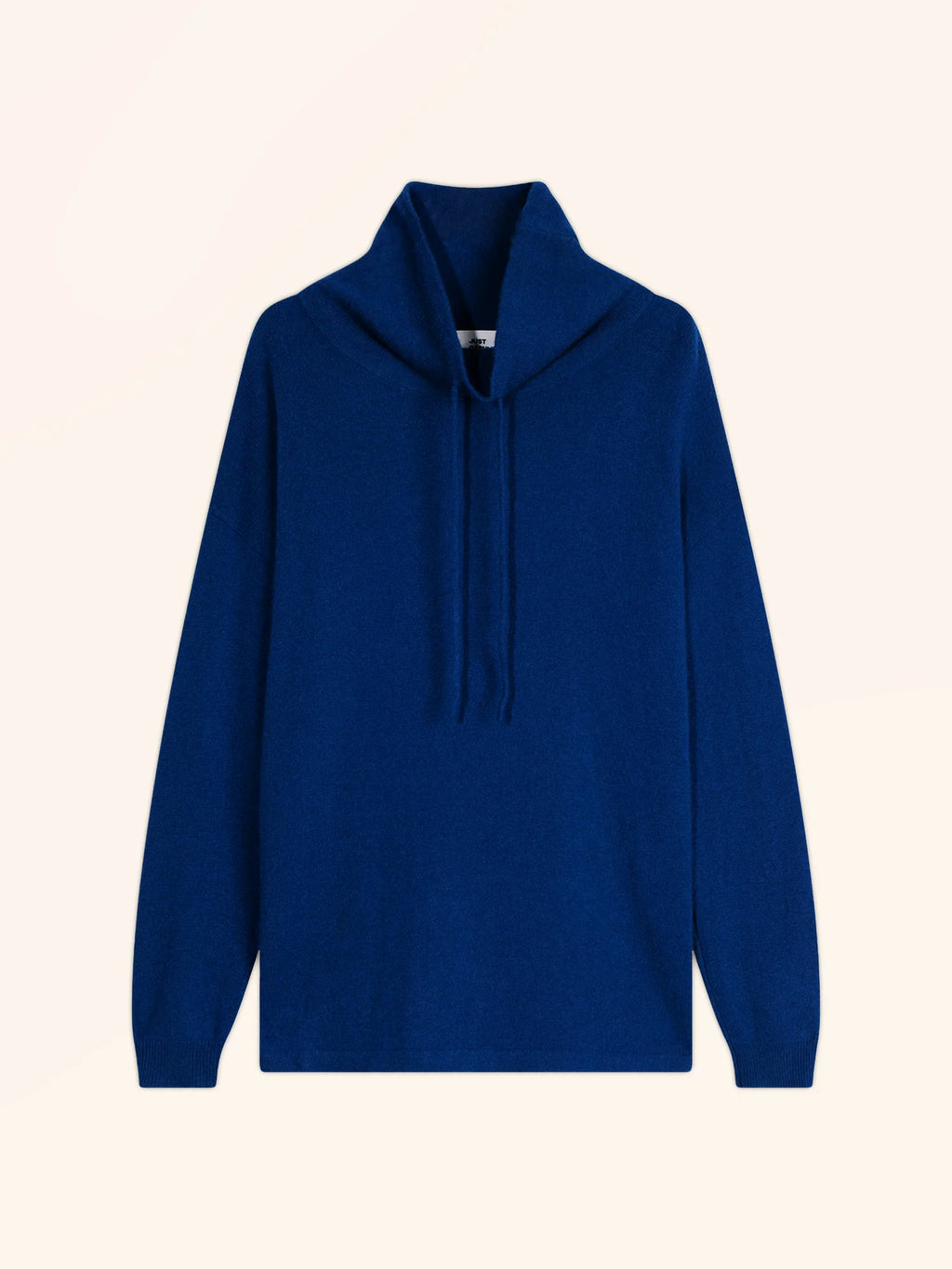 MELROSE Pull Col Montant Cordon Coulissant Fentes Côtés Outremer