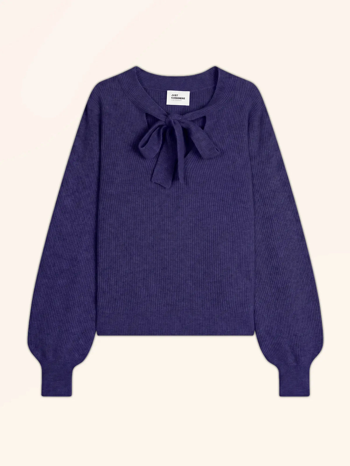 NOTY Pull Col Lavallière Violet