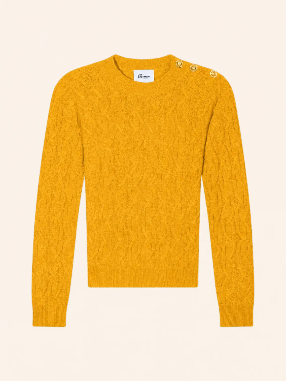 LYND Sweater Crew Neck Sailor 4 Ply Turmeric