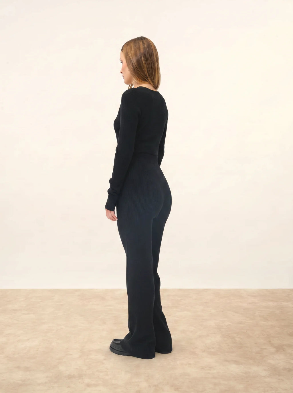 MARGRET Hose Ausgestellt Schwarz