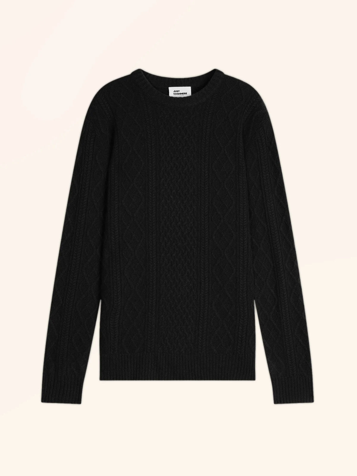 THURID Sweater Crew Neck 4 Ply Black