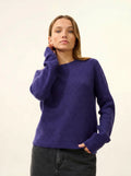 SIGRUN Sweater Crew Neck 4 Ply Deep Purple