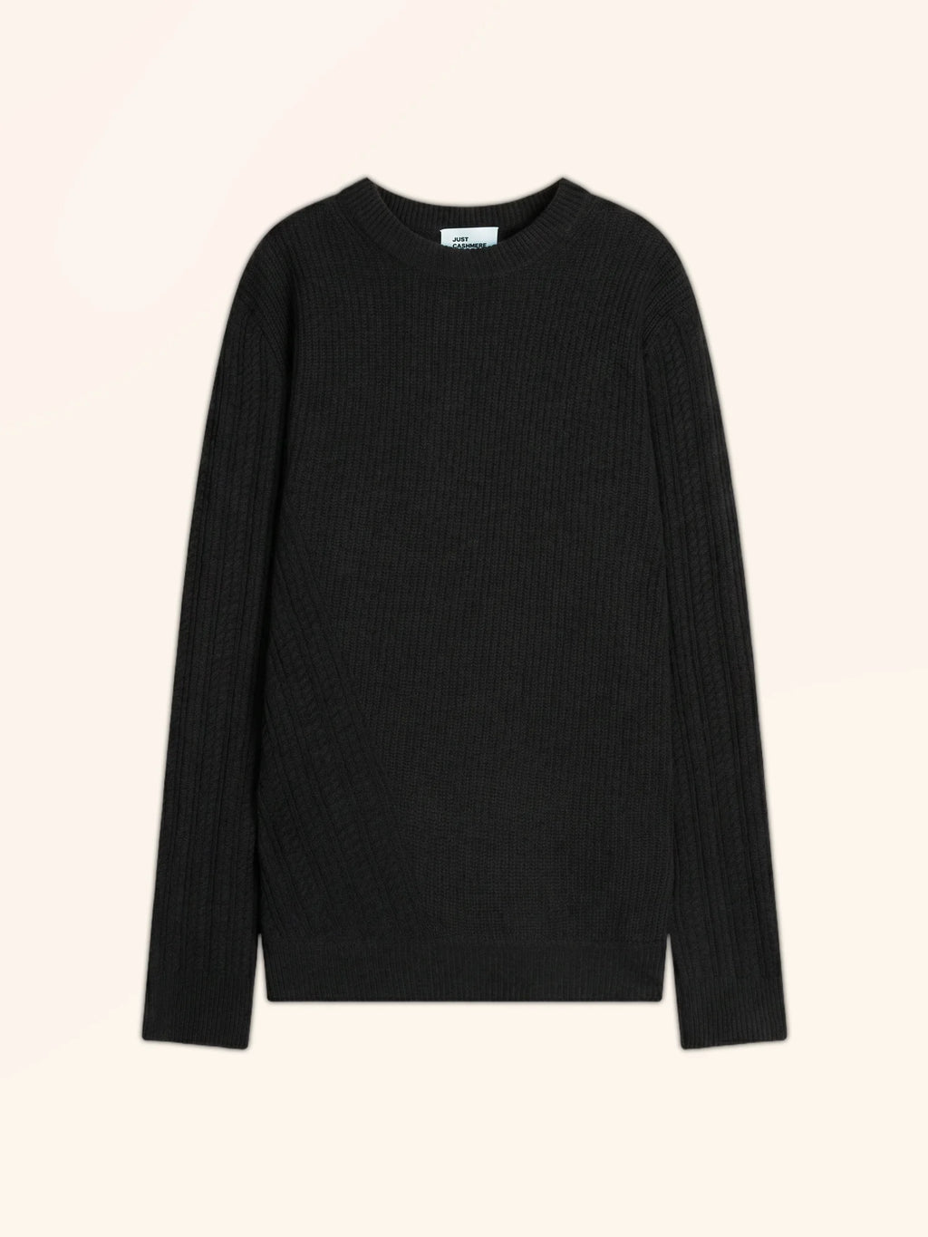 LUKKA Sweater Crew Neck 4 Ply Black