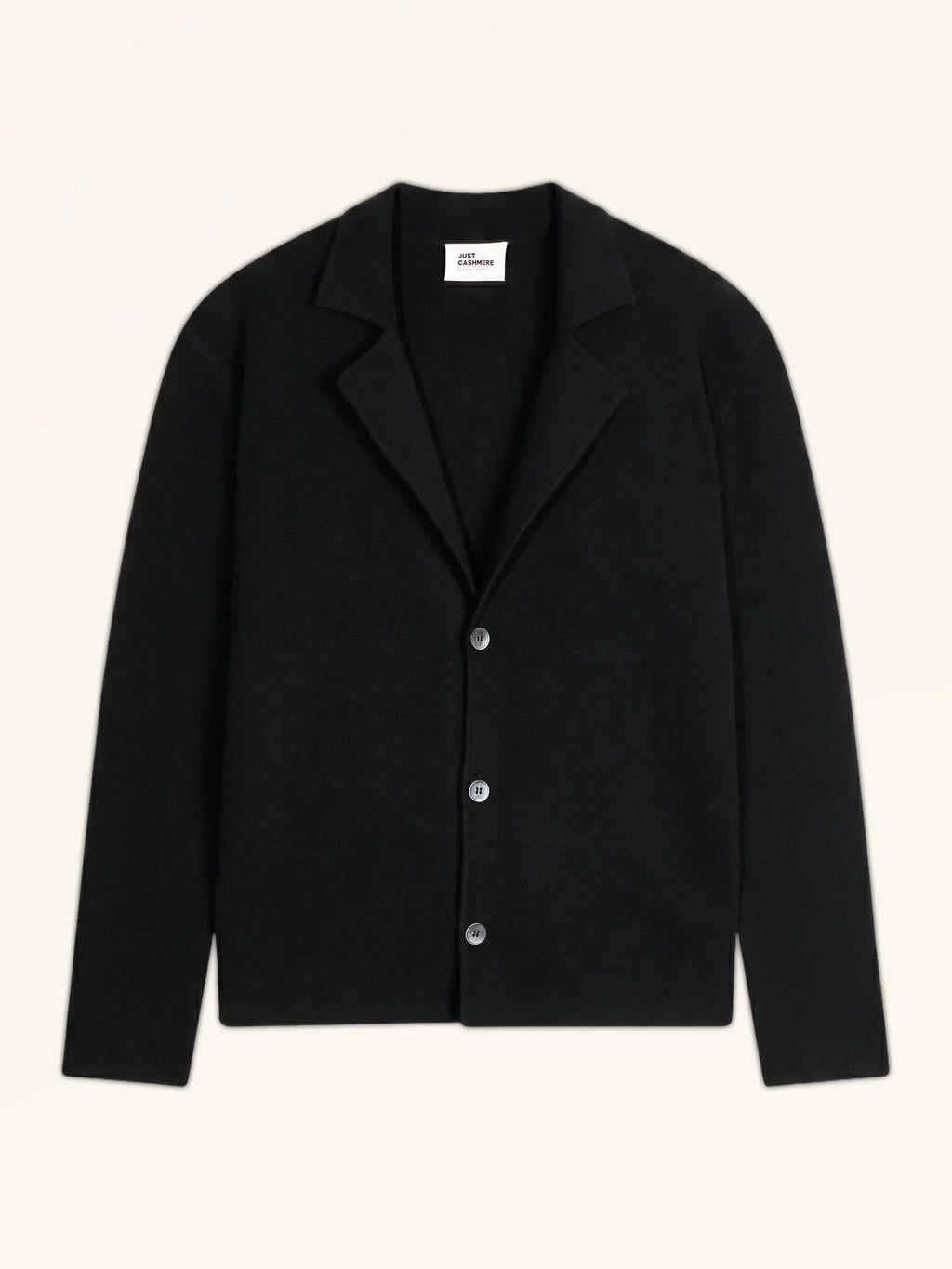 ALVAR Veste Boutonnée Col Tailleur Noir