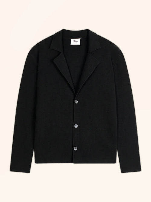ALVAR Veste Boutonnée Col Tailleur Noir