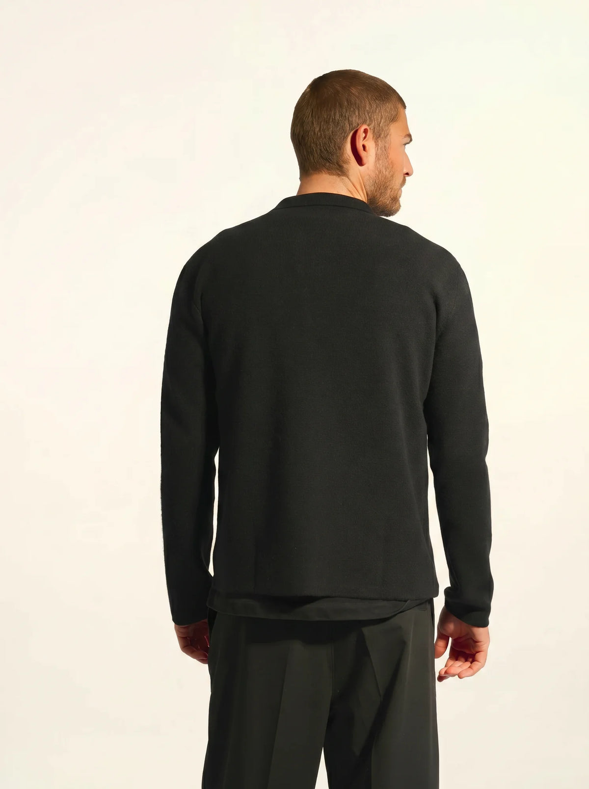 ALVAR Veste Boutonnée Col Tailleur Noir