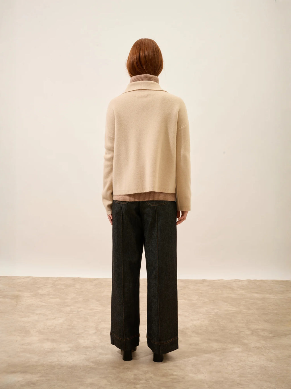 HEKLA Veste Boutonnée Col Chemise Sable