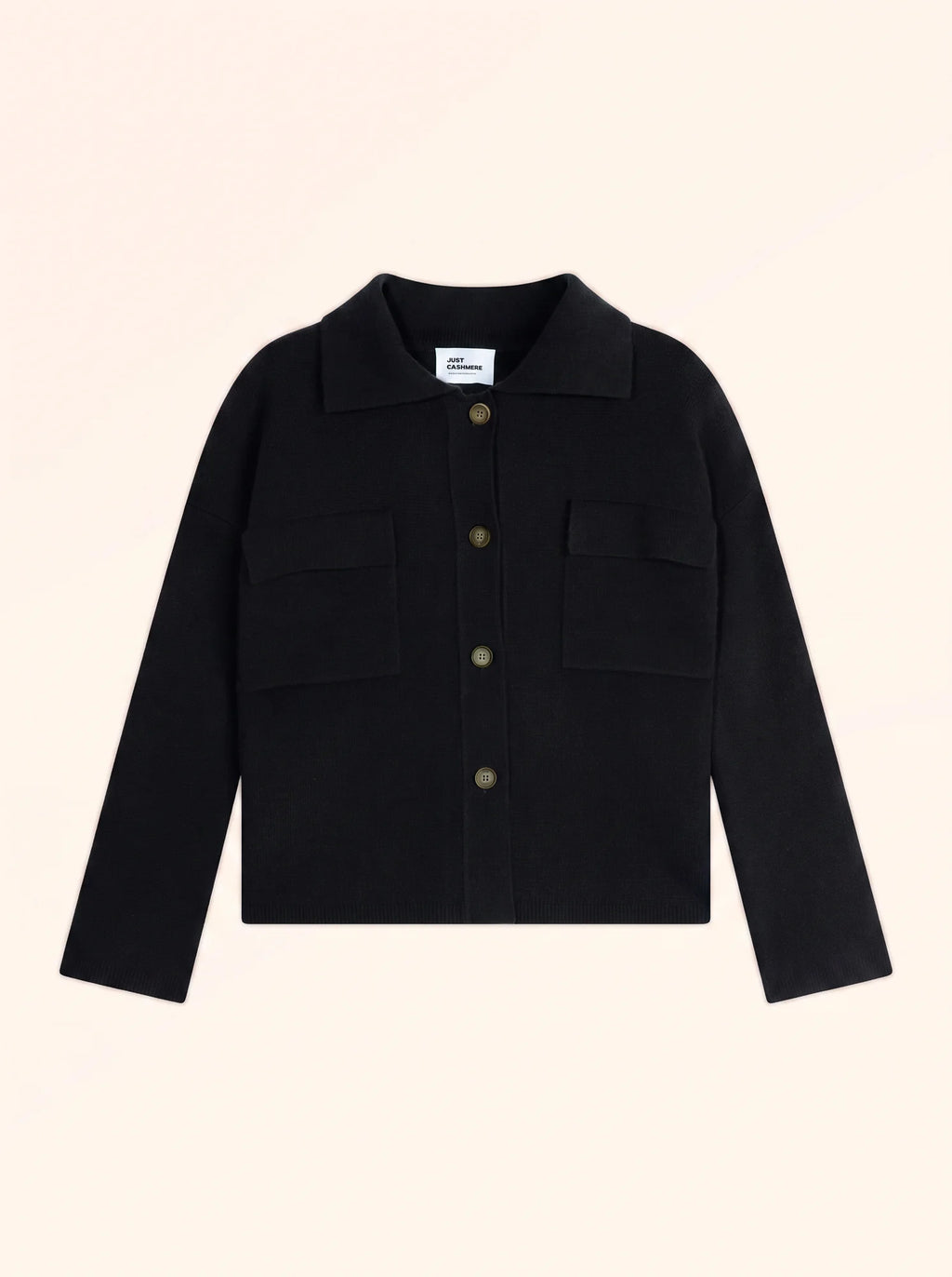 HEKLA Veste Boutonnée Col Chemise Noir