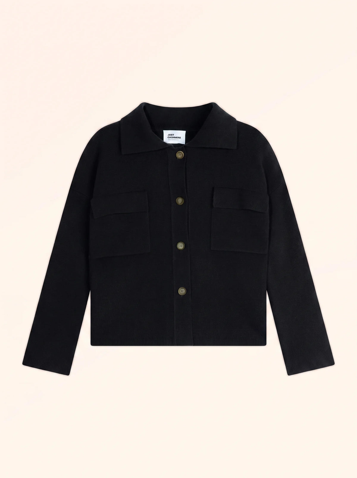 HEKLA Veste Boutonnée Col Chemise Noir