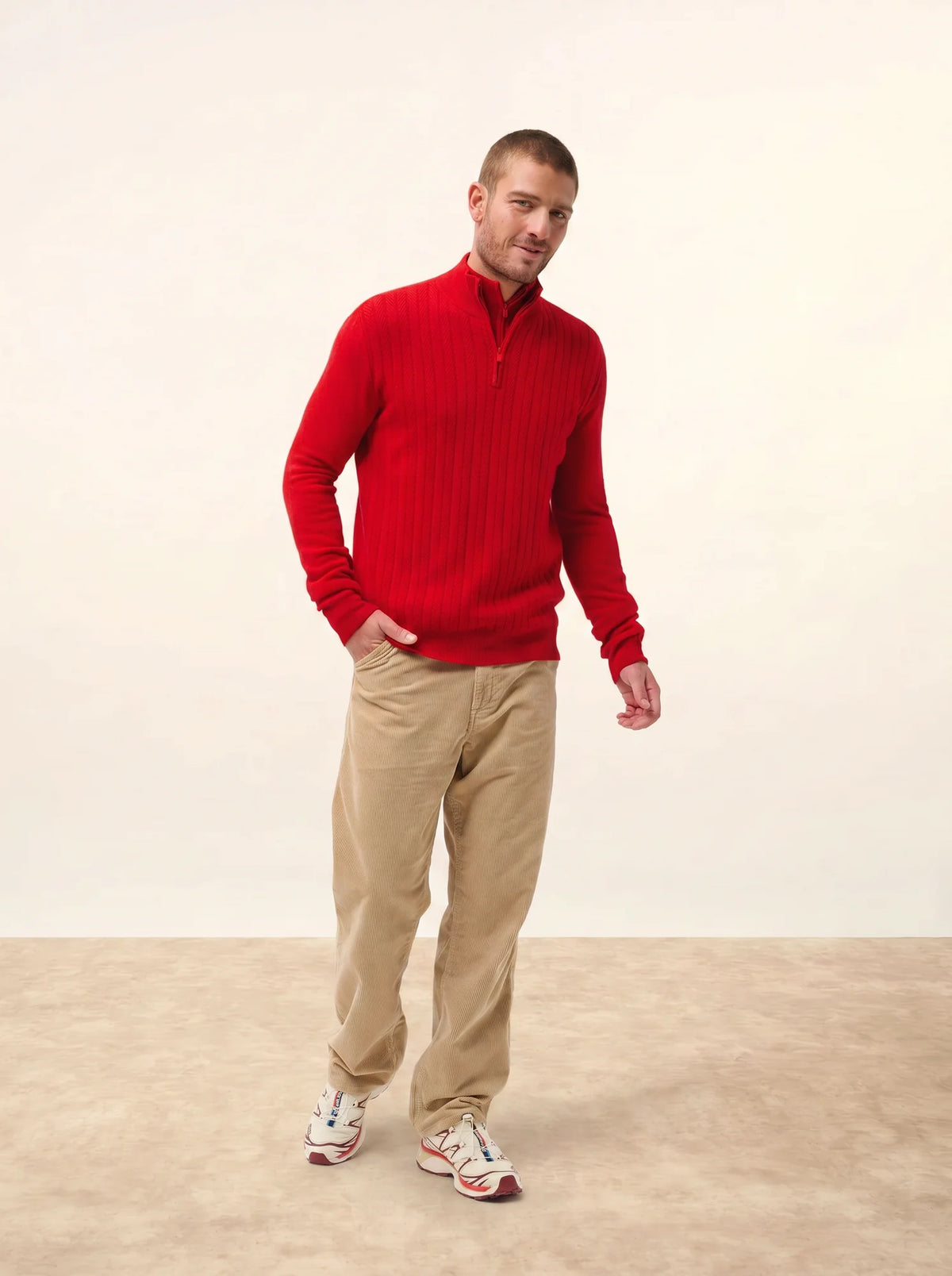 HILMIR Pull Camionneur Rouge