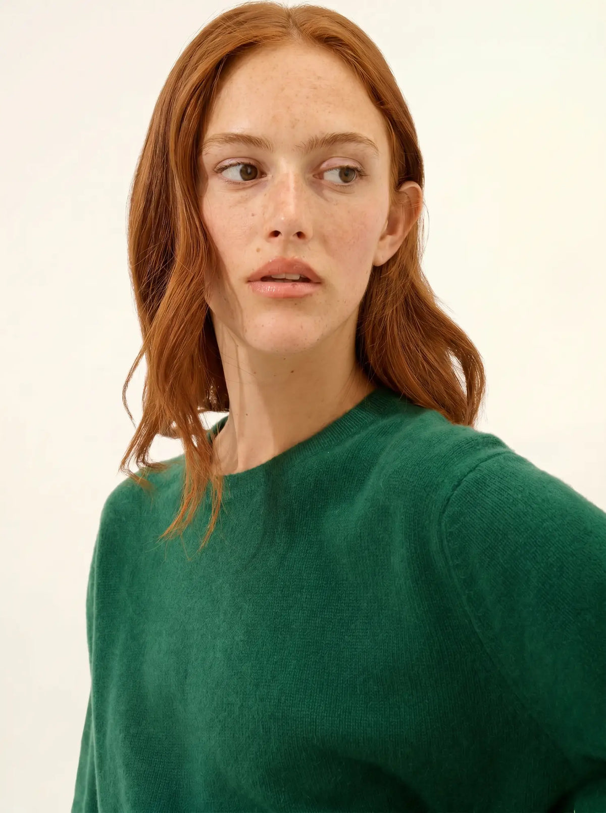 CARLA T-Shirt Crew Neck 4 Ply Pine