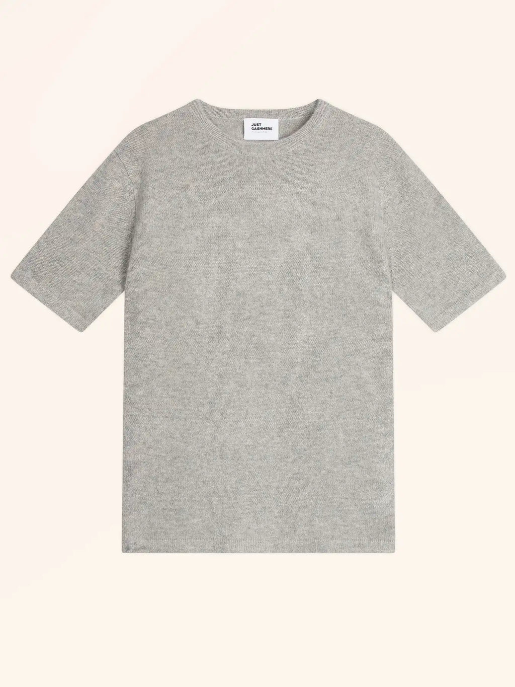 CARLA T-Shirt Rundhalsausschnitt 4-fädig Grau meliert
