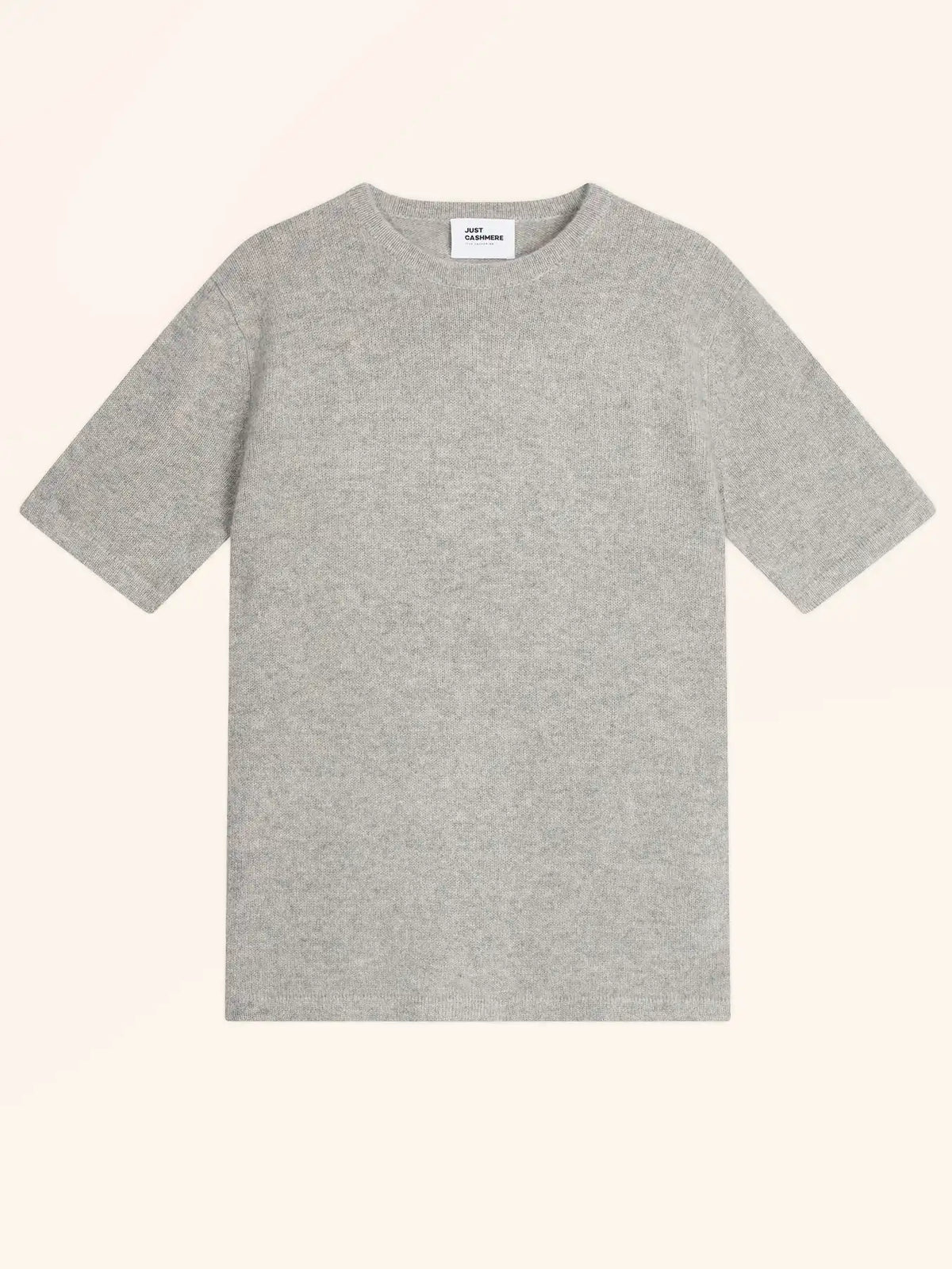 CARLA T-Shirt Rundhalsausschnitt 4-fädig Grau meliert