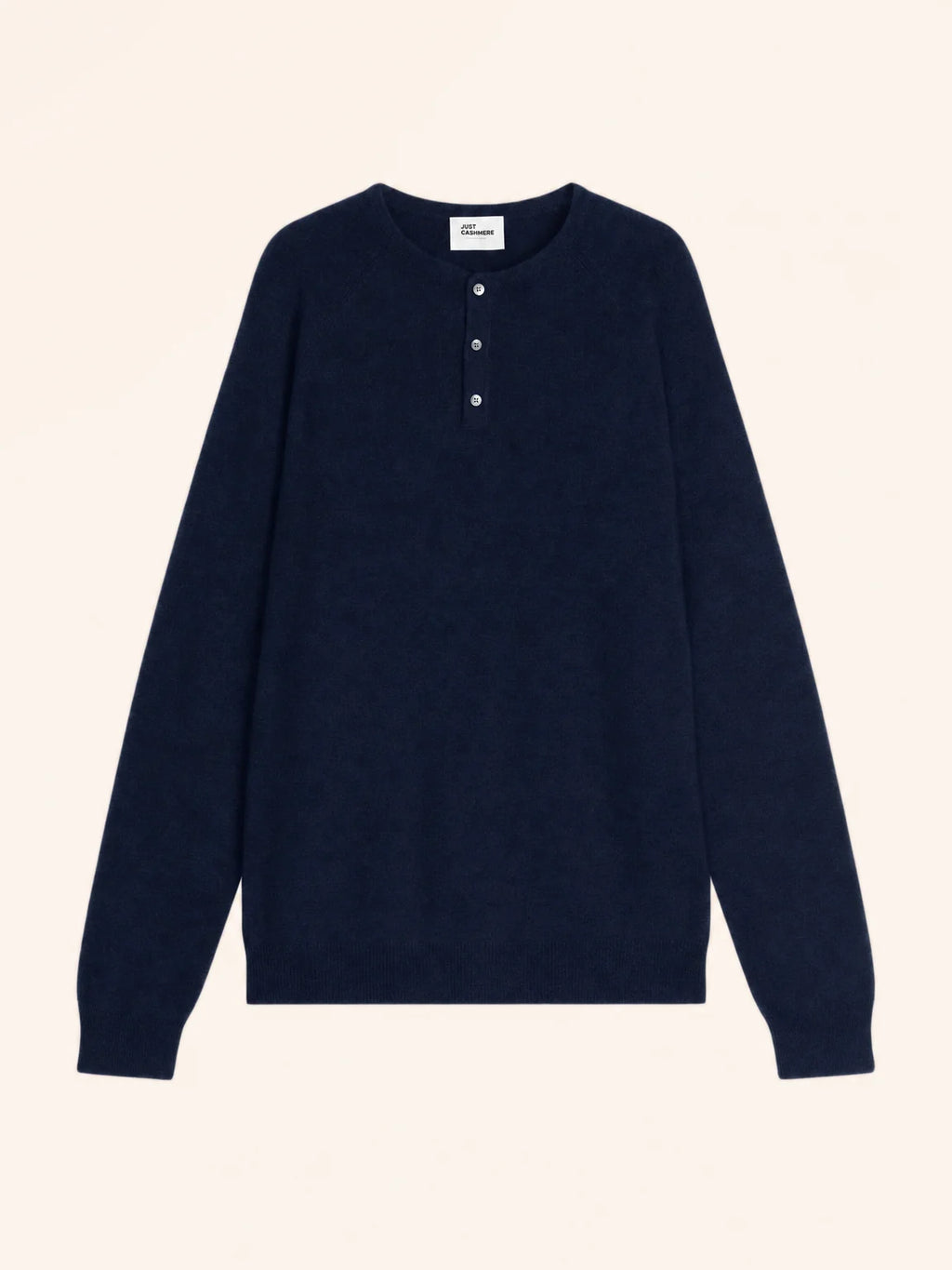 GUZMAN Pull Col Tunisien Bleu Marine