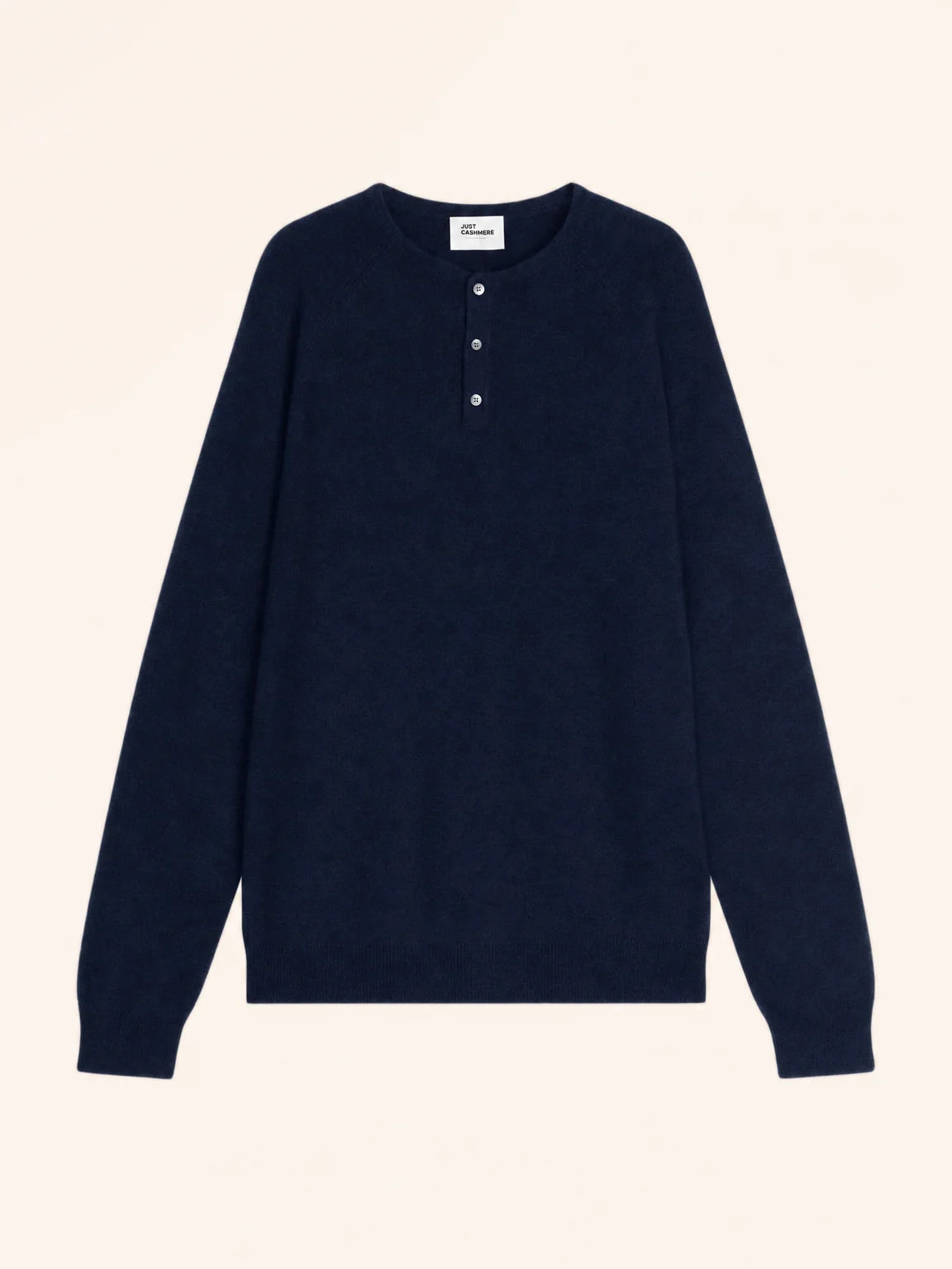 GUZMAN Pull Col Tunisien Bleu Marine