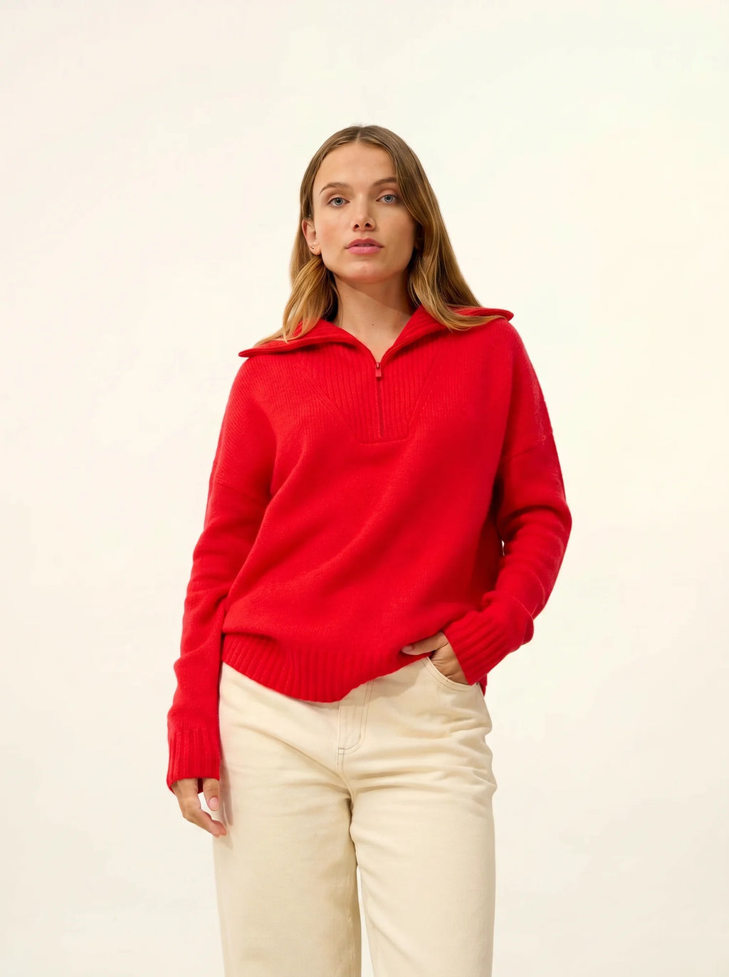 AKAR Pull Camionneur 6 Fils Carmin