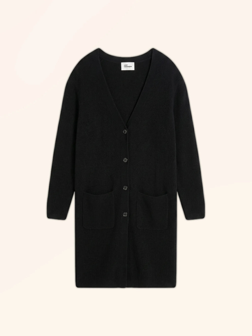 DACHE Cardigan Long Col V Noir
