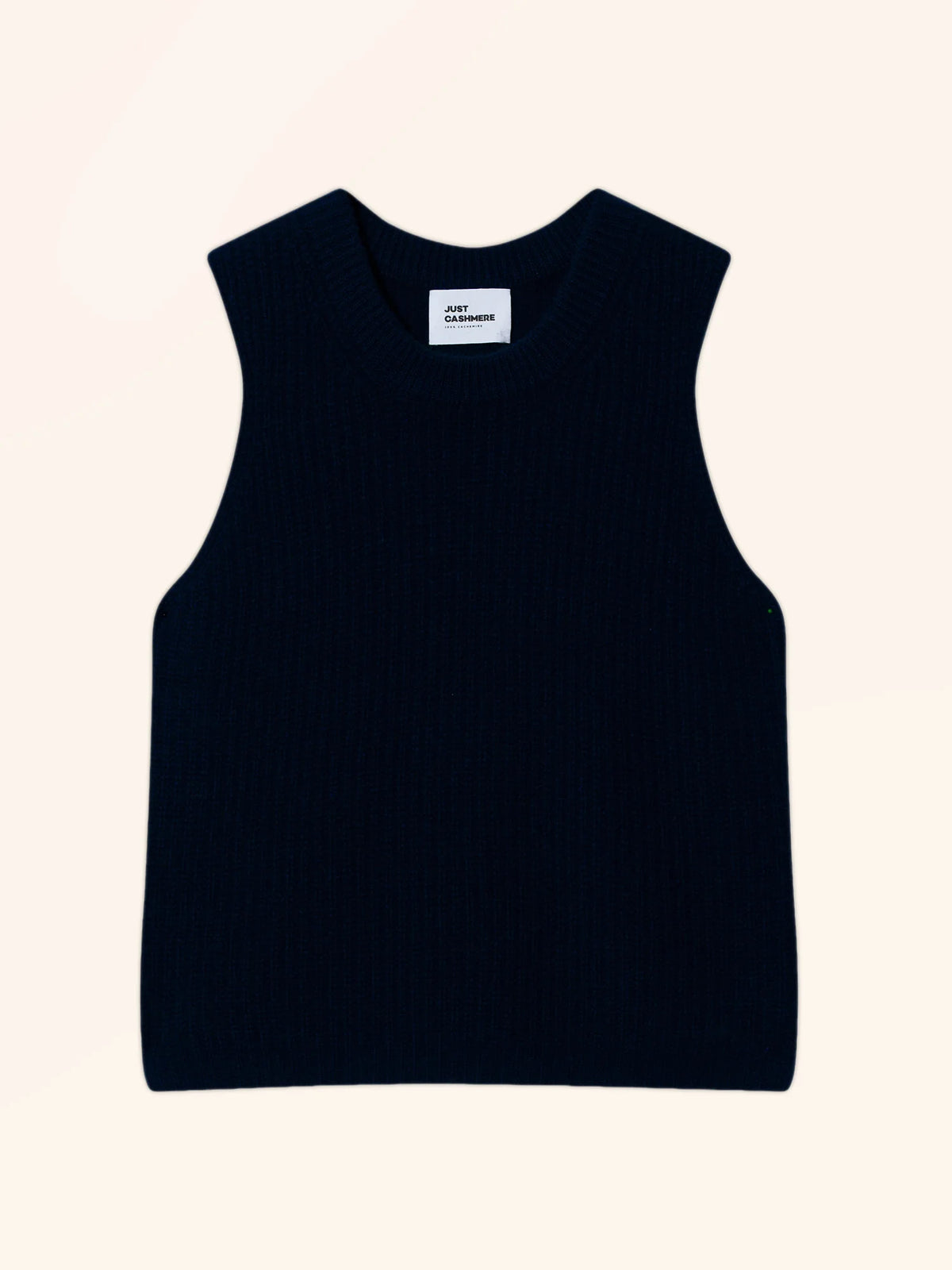 DAMPA Tank Top Crew Neck 6 Ply Navy