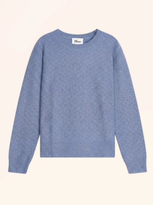 CETAN Sweater Crew Neck 6 Ply Heather Sky