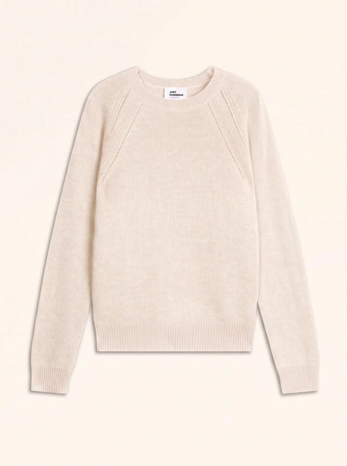 AREQUIPA Sweater Crew Neck 4 Ply Ivory
