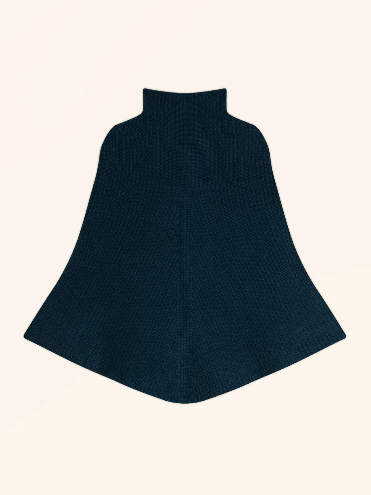 HUARAZ Cape Col Montant 6 Fils Bleu Pétrole