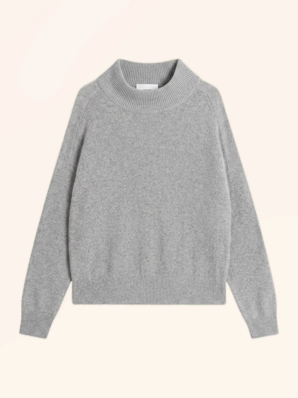 PIURA pull col claudine gris clair chiné