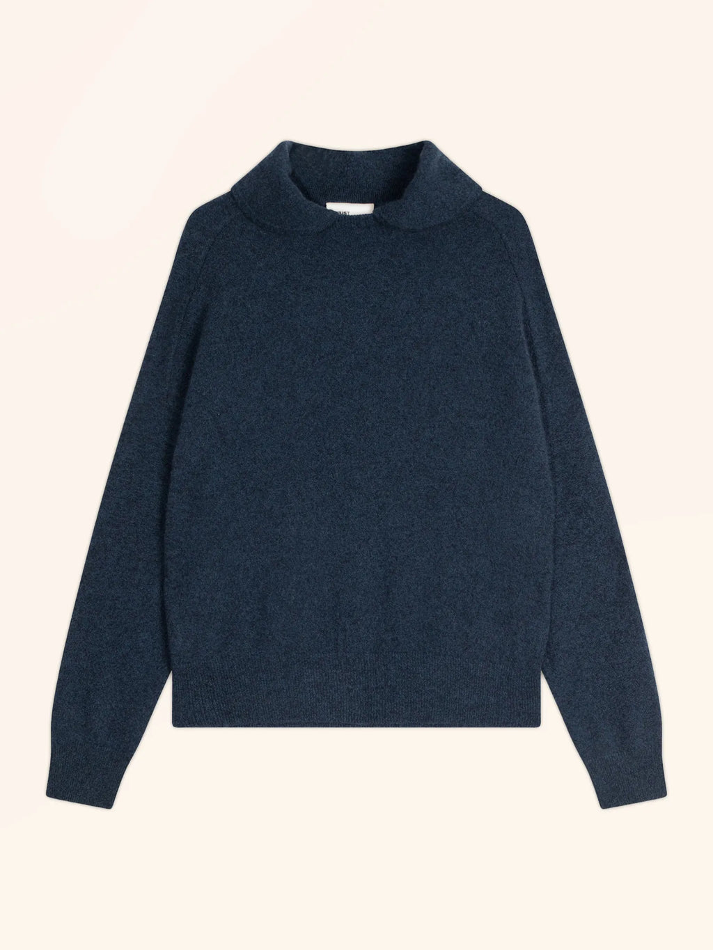 PIURA Sweater Peter Pan Collar Heather Midnight Blue