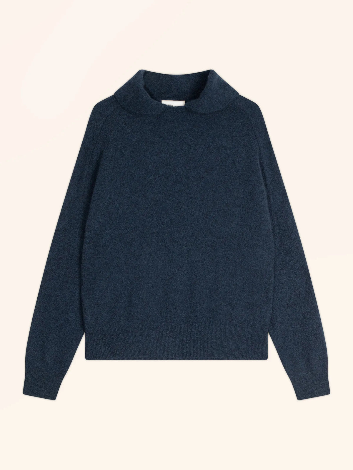 PIURA Sweater Peter Pan Collar Heather Midnight Blue