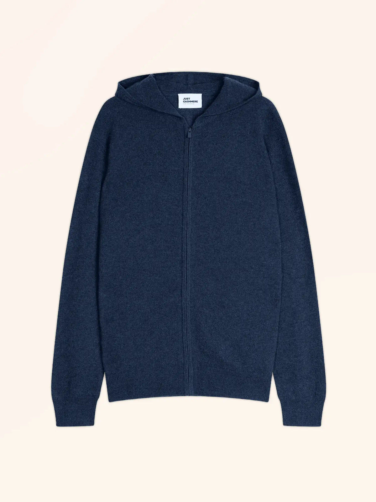ELLIOT Gilet Zippé Capuche Océan Chiné