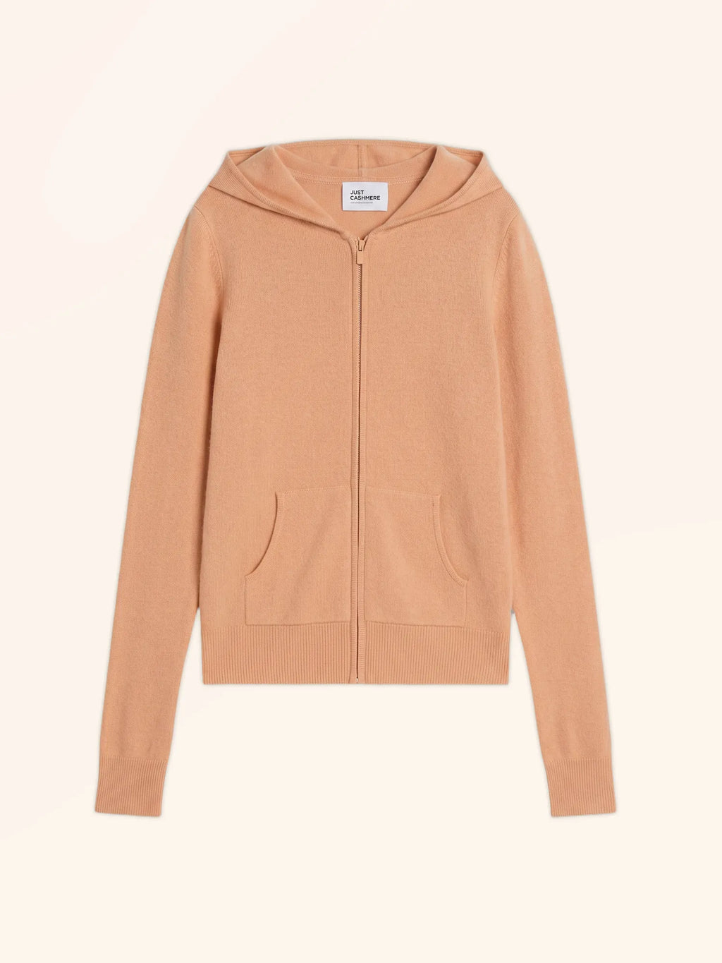 DEBBIE Gilet Zippé Capuche Sahara