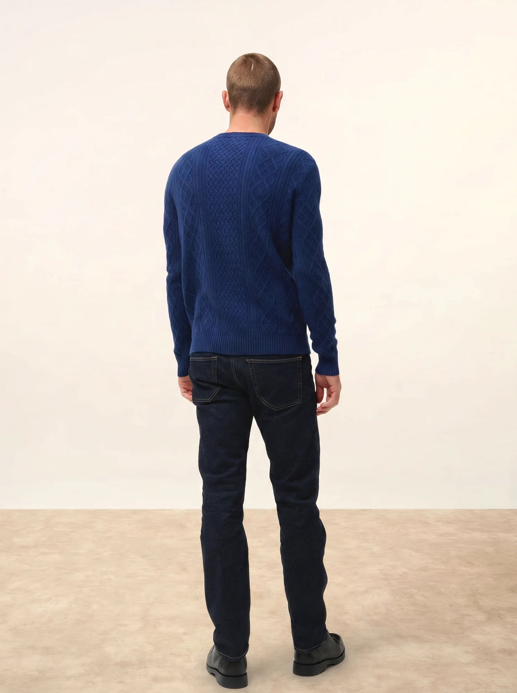 THURID Sweater Crew Neck 4 Ply Midnight