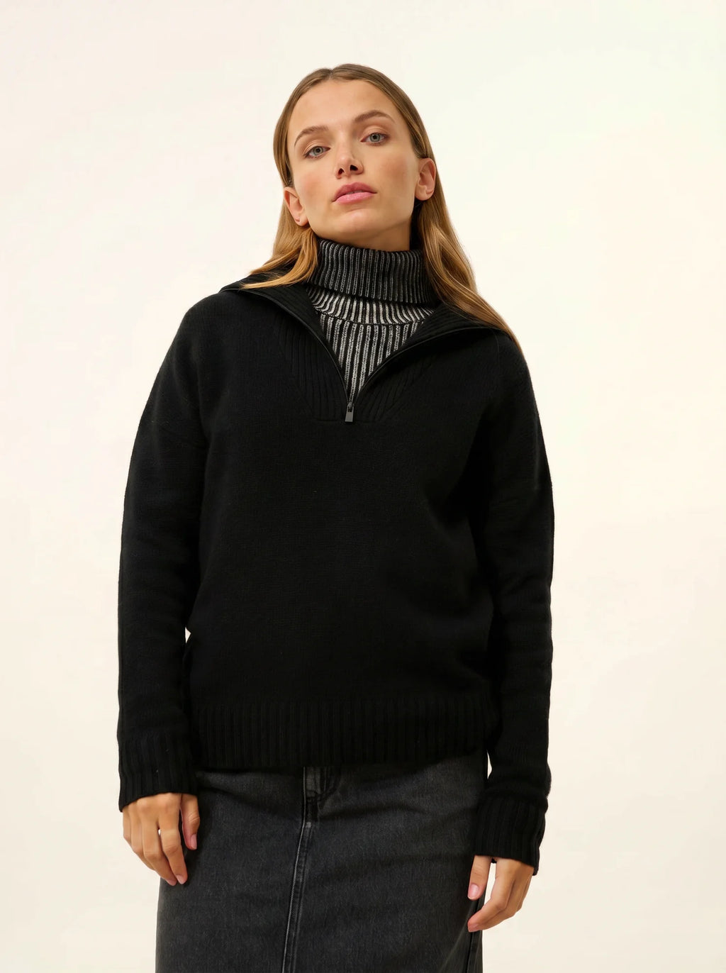 AKAR Pull Camionneur 6 Fils Noir