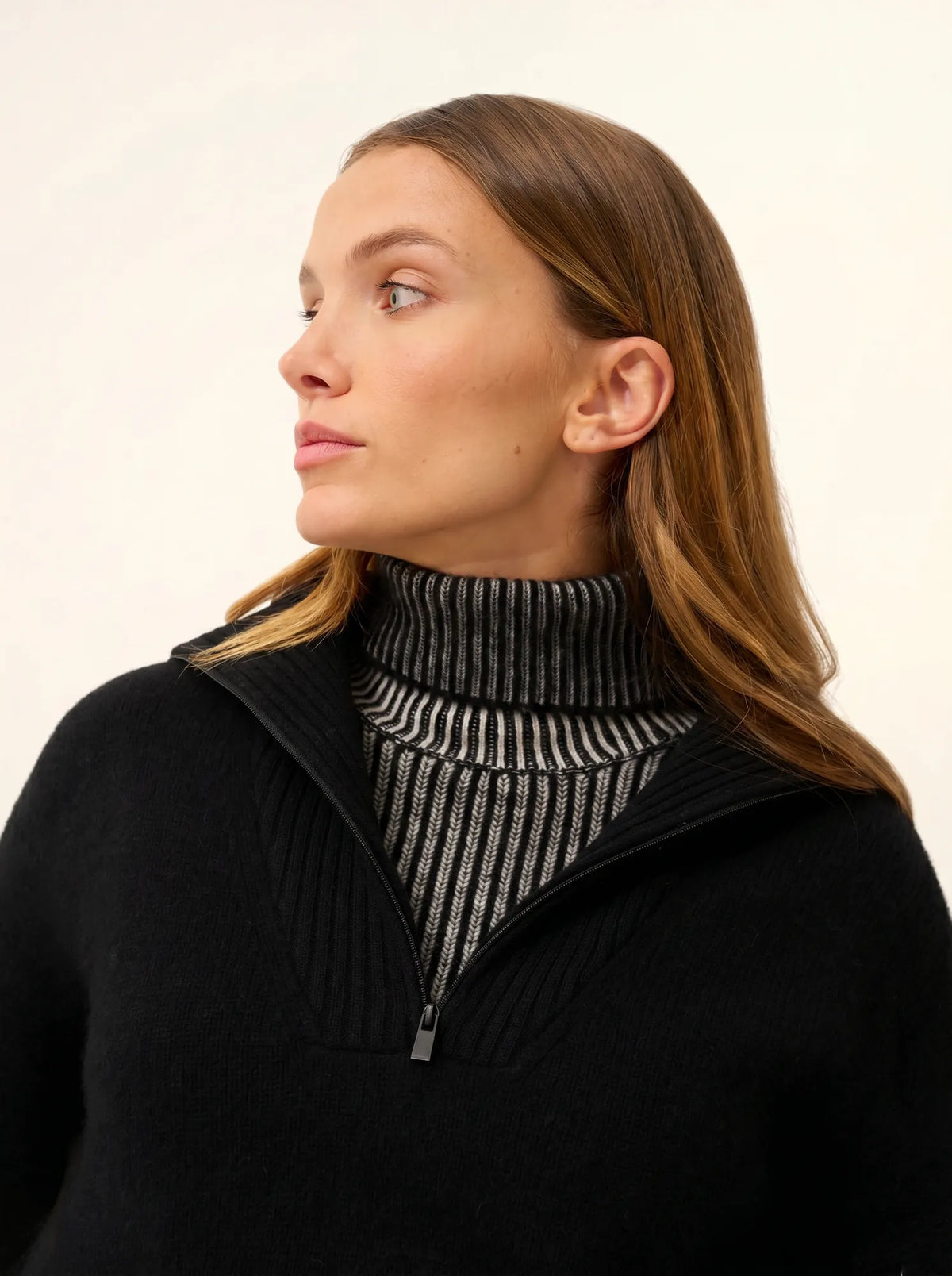 AKAR Pull Camionneur 6 Fils Noir