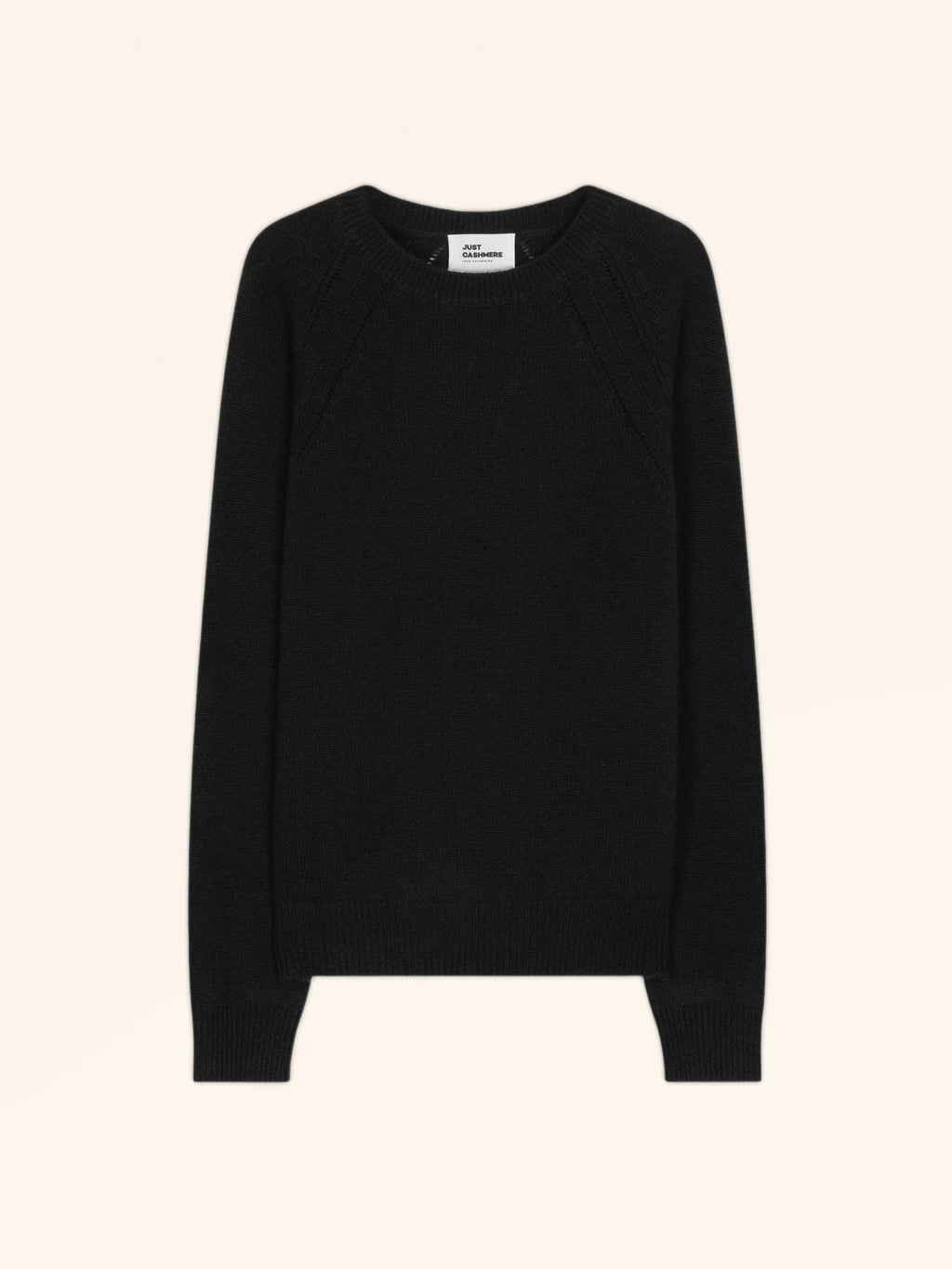 AREQUIPA Sweater Crew Neck 4 Ply Black