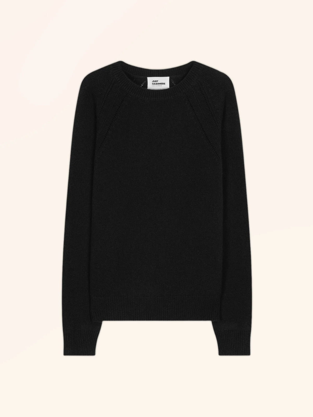 AREQUIPA Sweater Crew Neck 4 Ply Black