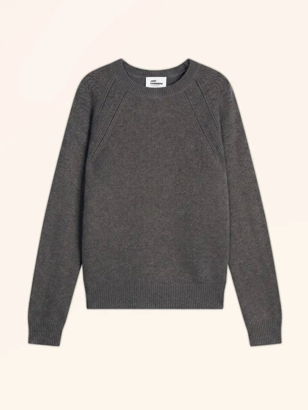 AREQUIPA Sweater Crew Neck 4 Ply Heather Charcoal