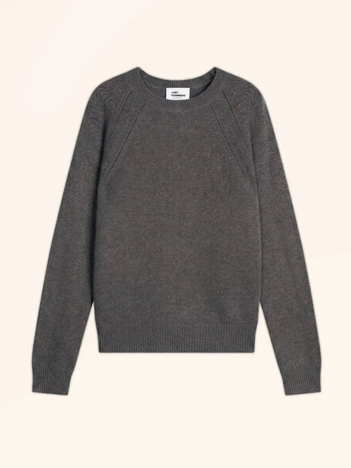 AREQUIPA Sweater Crew Neck 4 Ply Heather Charcoal