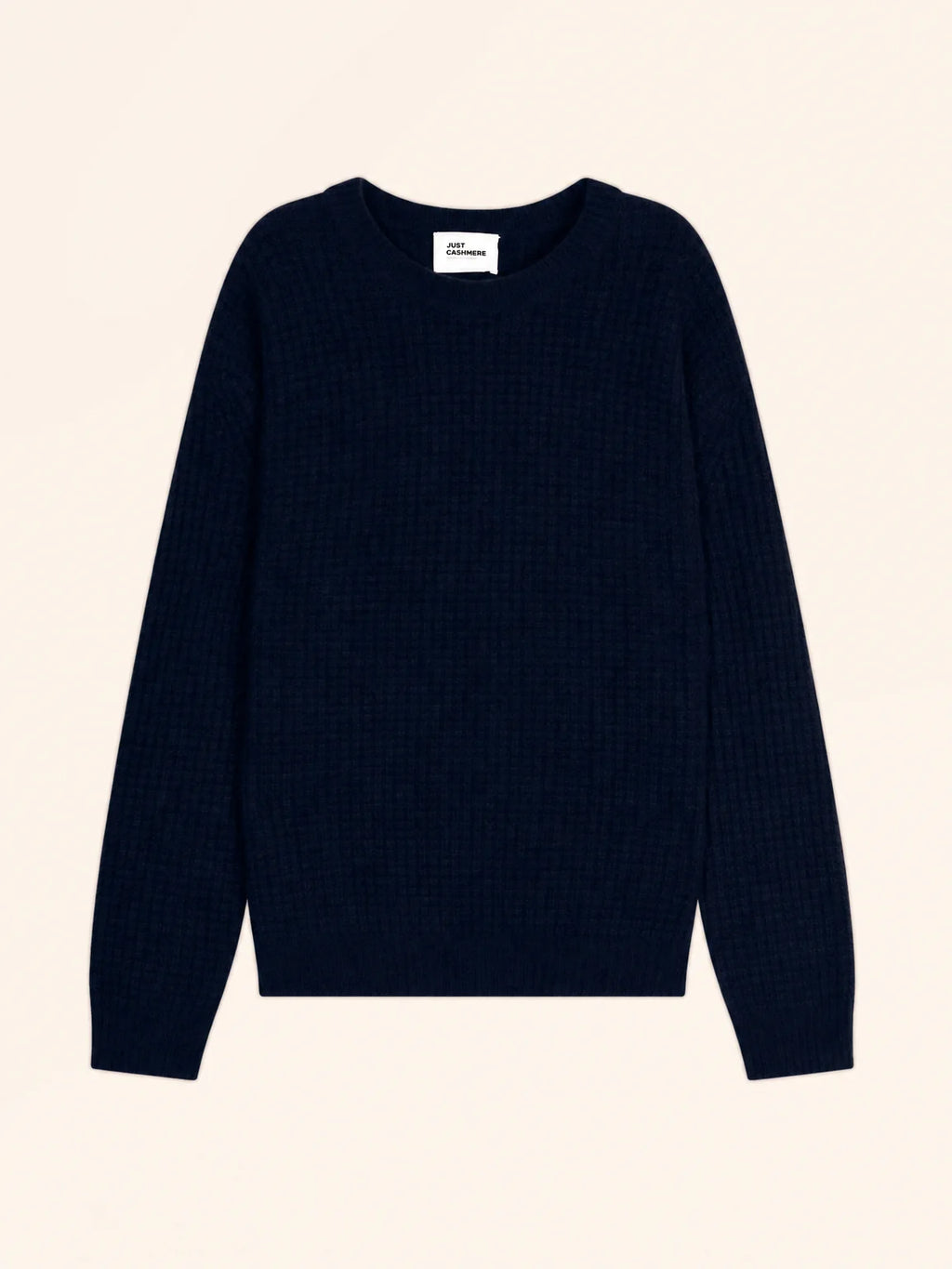ASSAM Pull Col Rond 6 Fils Bleu Marine