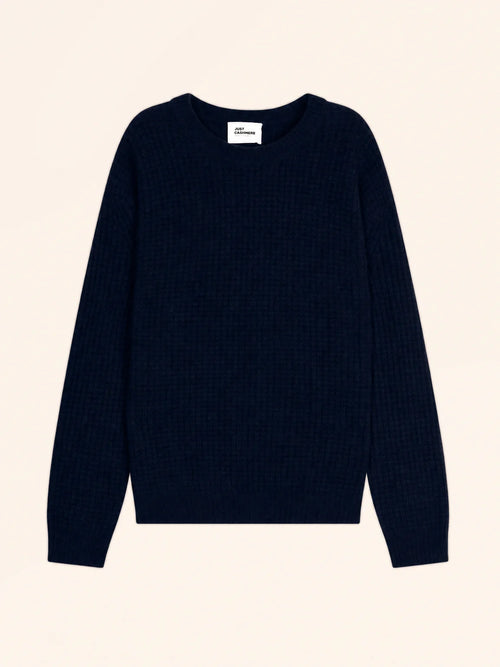 ASSAM Sweater Crew Neck 6 Ply Navy