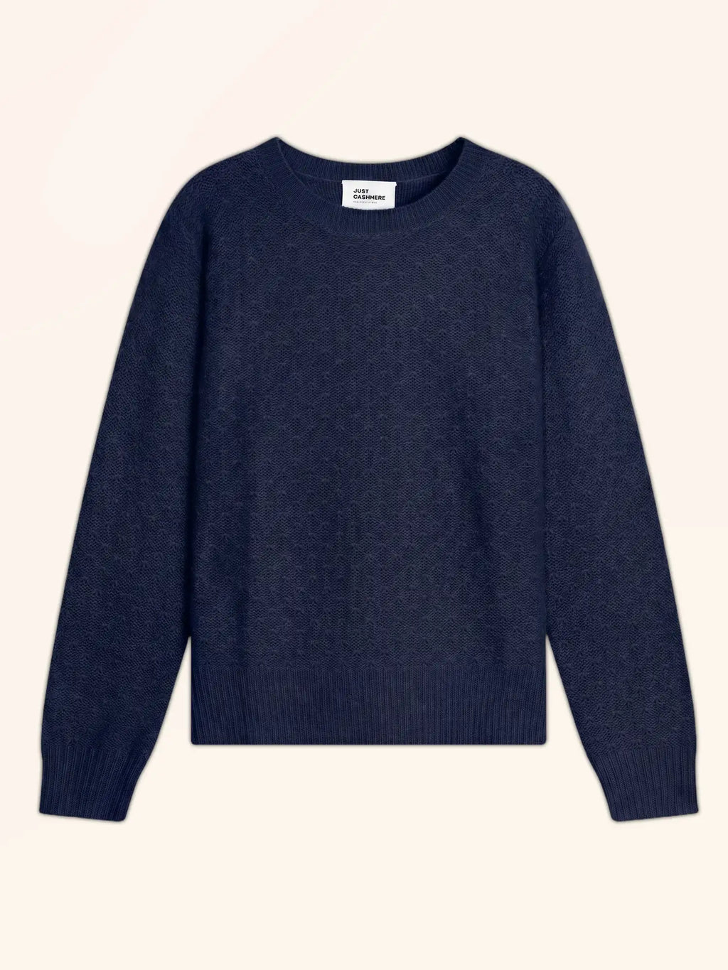 CETAN Pull Col Rond 6 Fils Bleu Marine