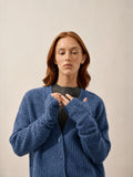 BALE Fingerlose Handschuhe 6-fädig Denimblau