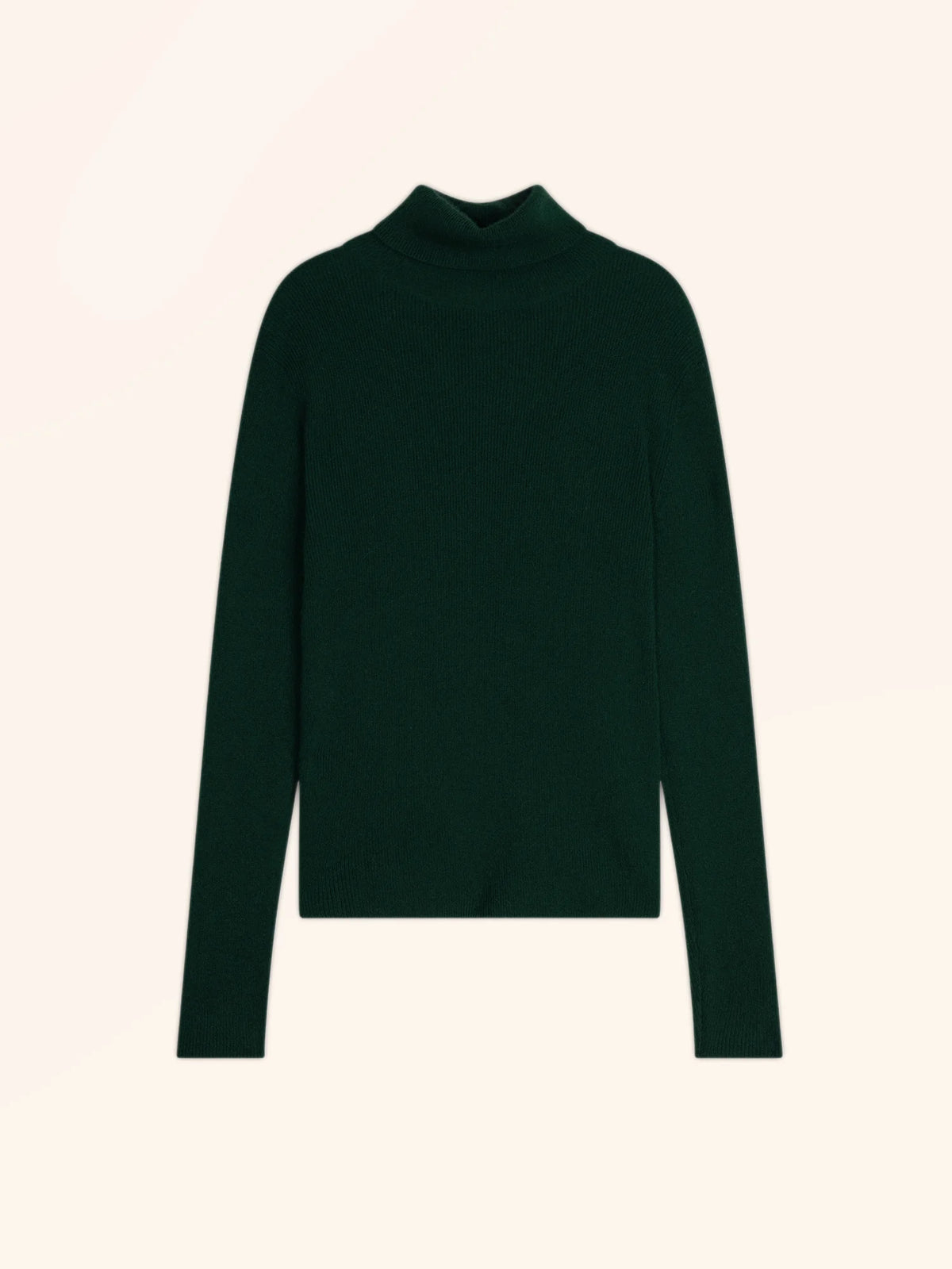 LANAIS Pullover Rollkragen Zypressengrün