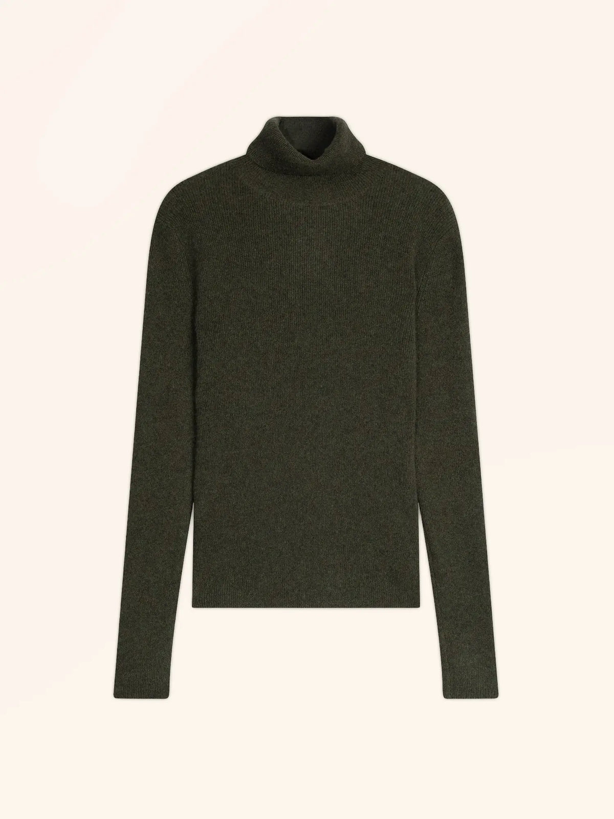 LANAIS Sweater Turtleneck Heather Khaki