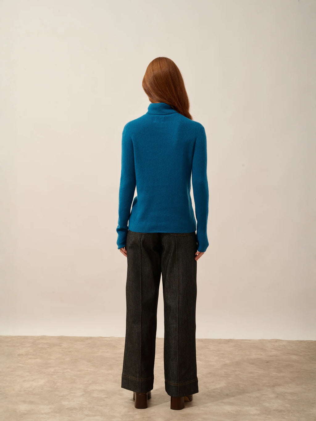 LANAIS Sweater Turtleneck Peacock