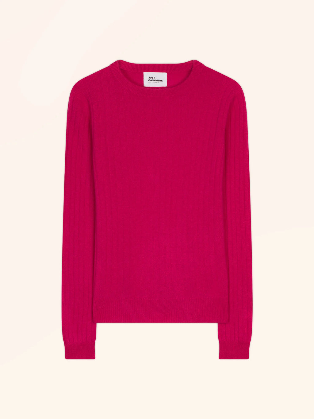AVANA Pull Col Rond Fuchsia